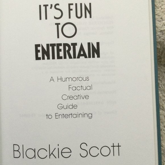 ENTERTAINING  COOKBOOK  1983 Signed Creative Guide to Brunch Lunch Teas &Parties - Picture 5 of 12